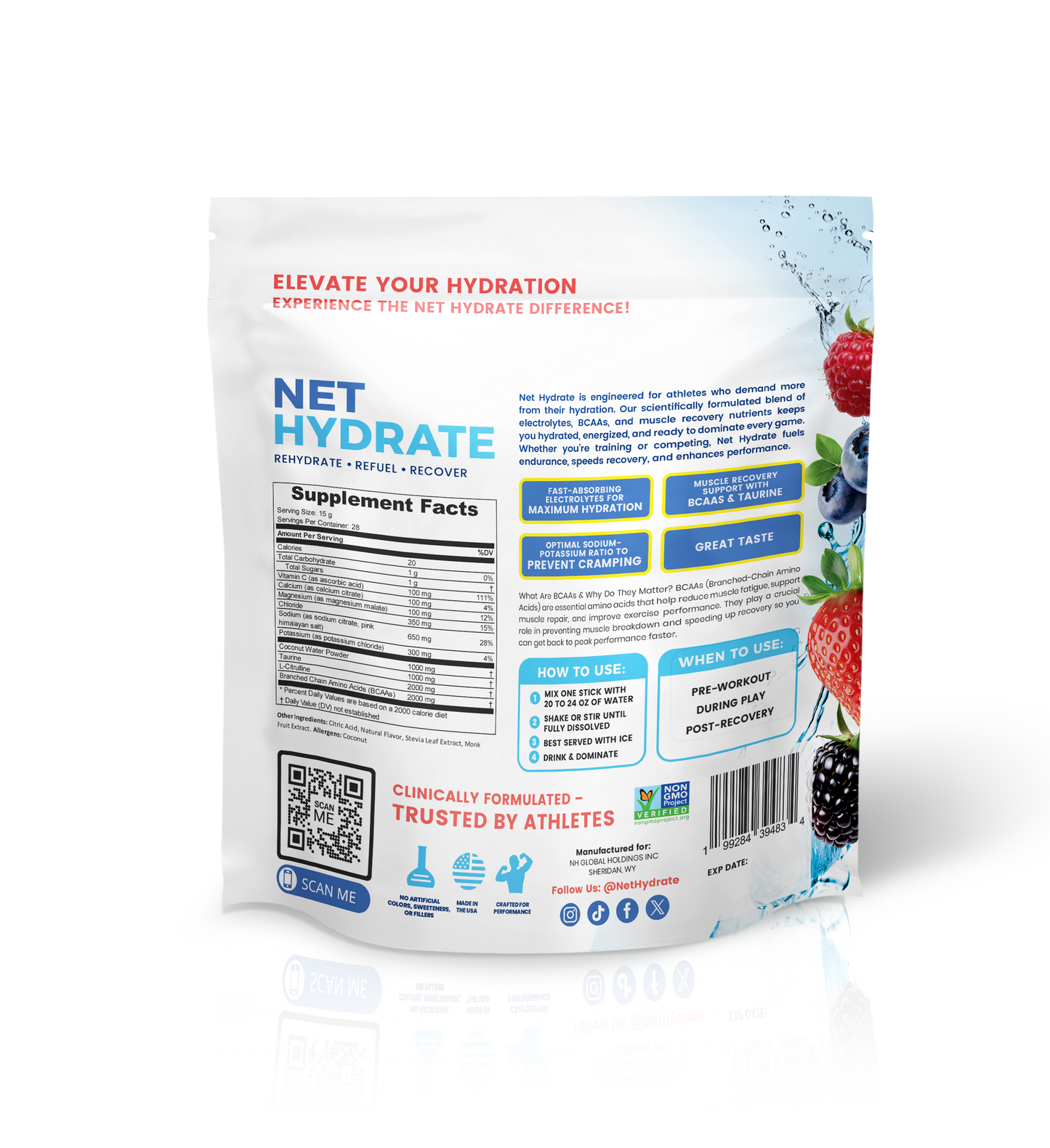 Mixed Berry + BCAAs WS